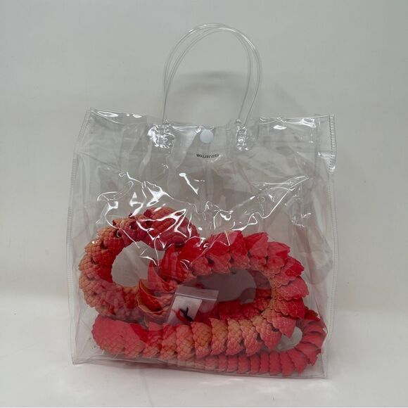 Articulating Snake 3D Printed 5 Feet Long Red Yellow Color Décor Gift - Picture 6 of 7